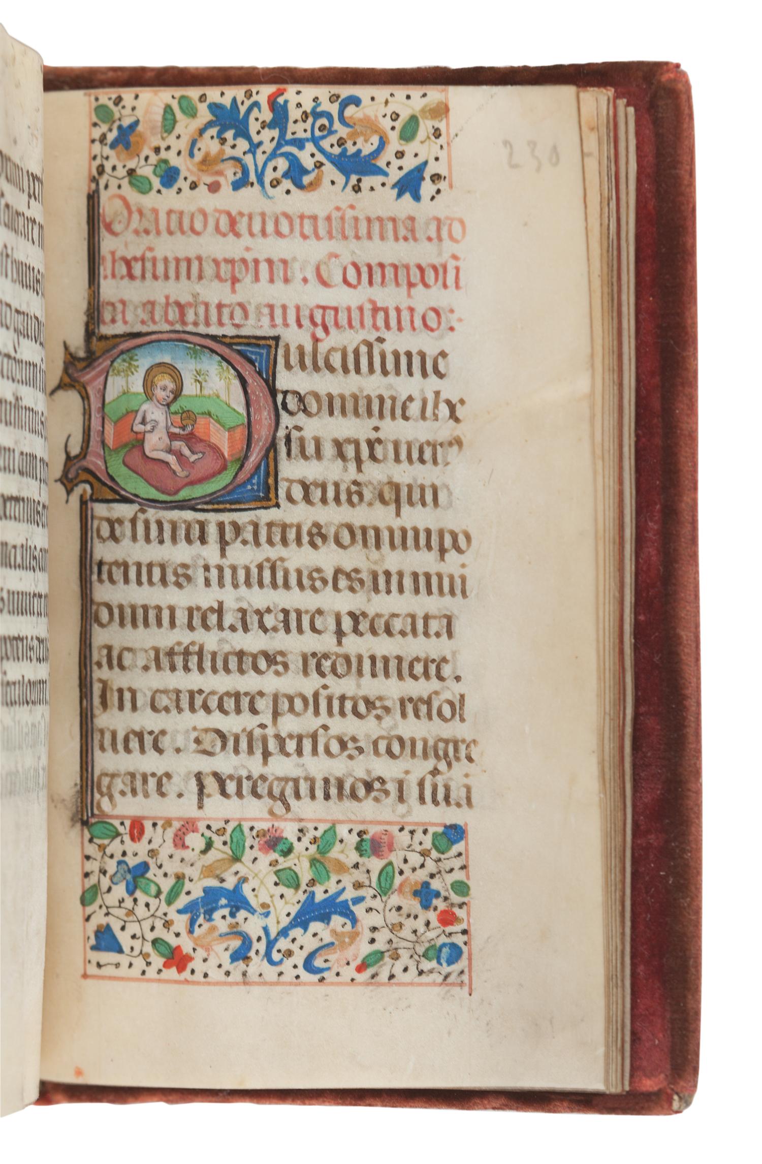 [ILLUMINATED MANUSCRIPTS]. BOOK OF HOURS, use of Rome, in Latin. [Southern Netherlands (Ghent or Bruges), c.1460].