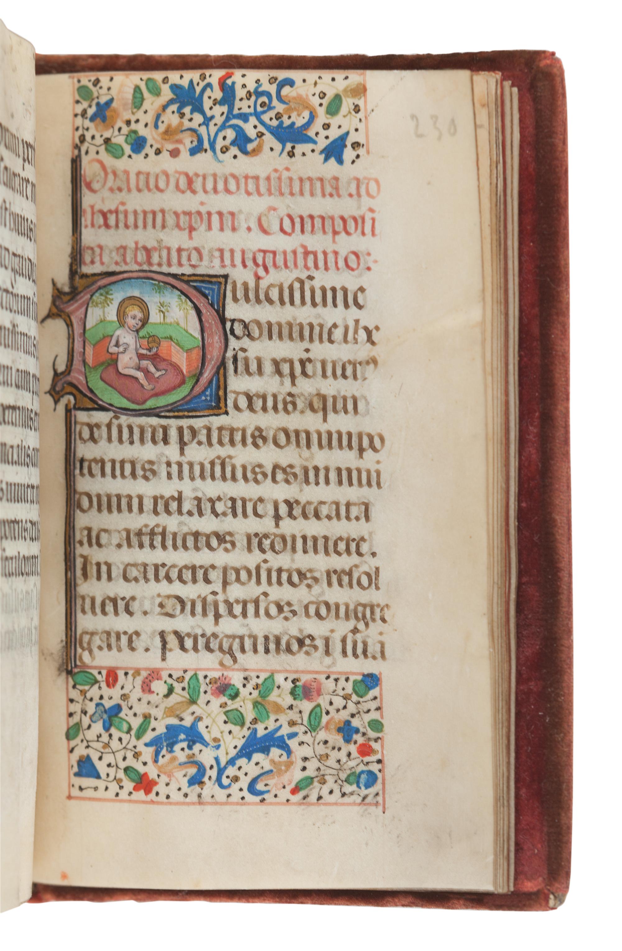 [ILLUMINATED MANUSCRIPTS]. BOOK OF HOURS, use of Rome, in Latin. [Southern Netherlands (Ghent or Bruges), c.1460].