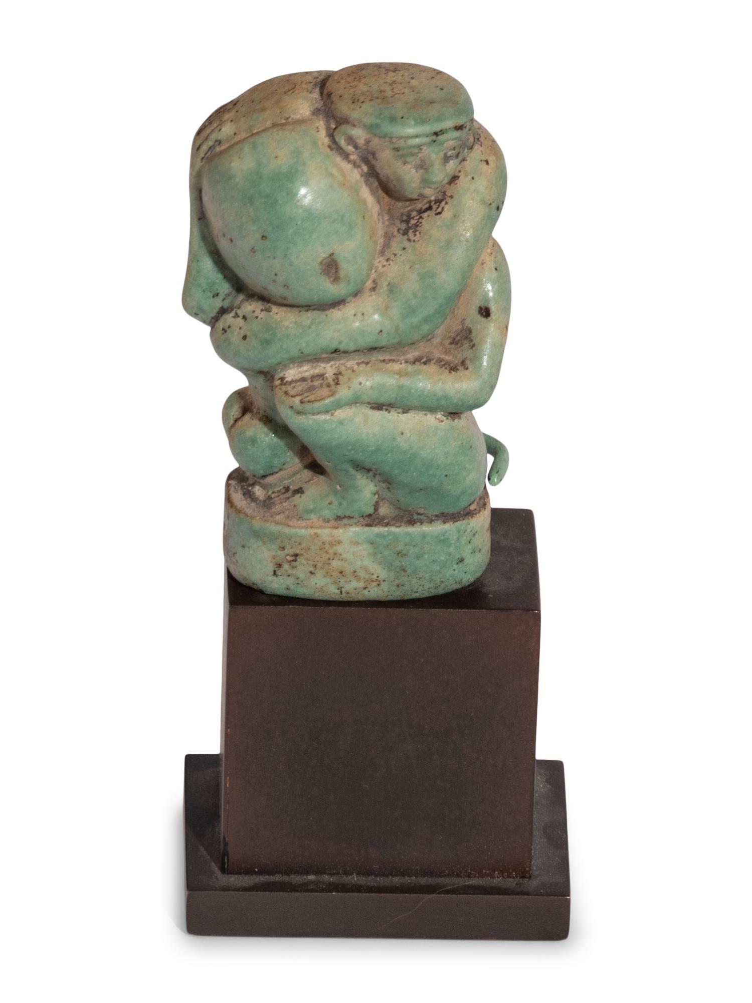 An Egyptian Faience Eroticon
