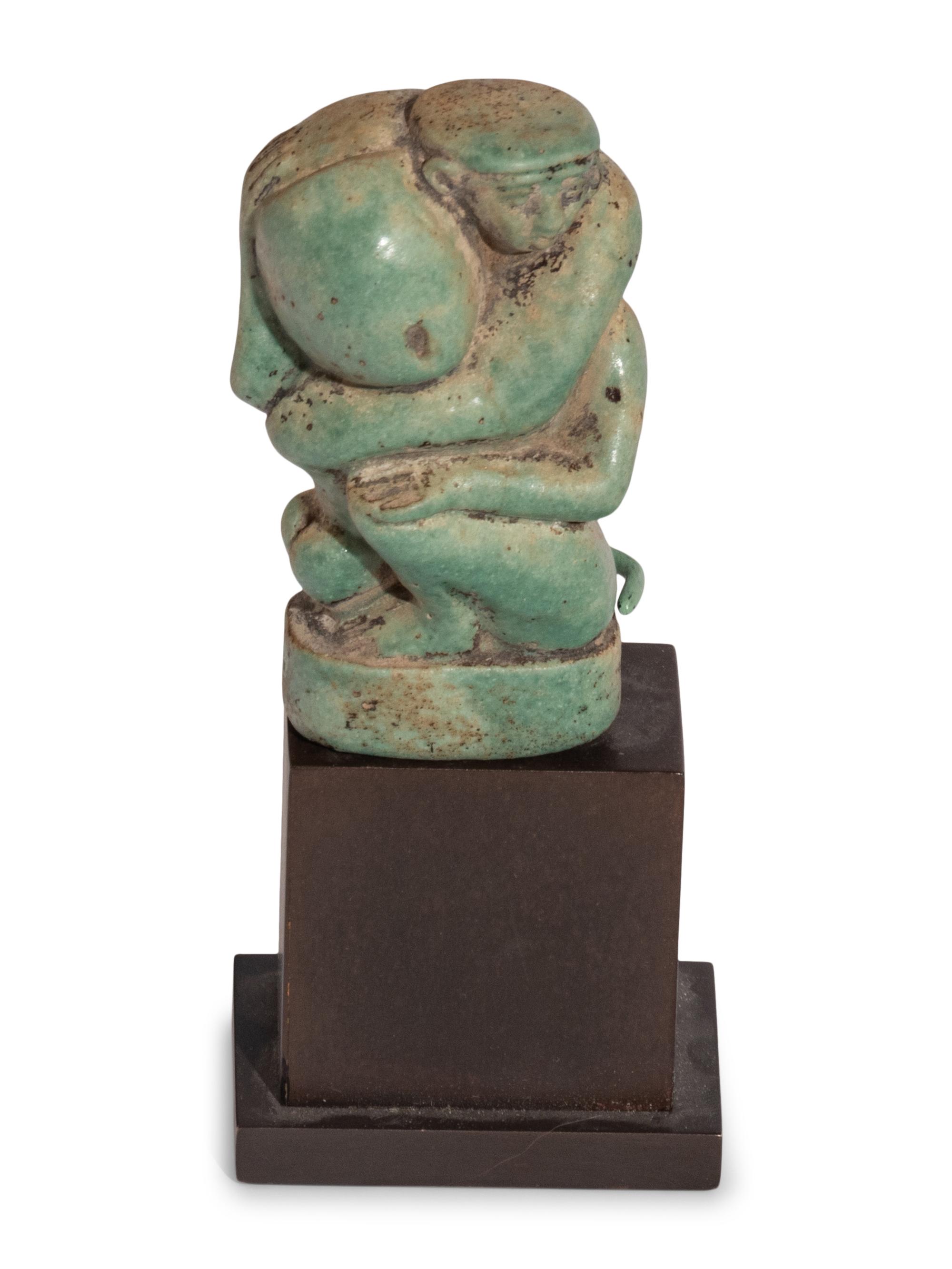 An Egyptian Faience Eroticon