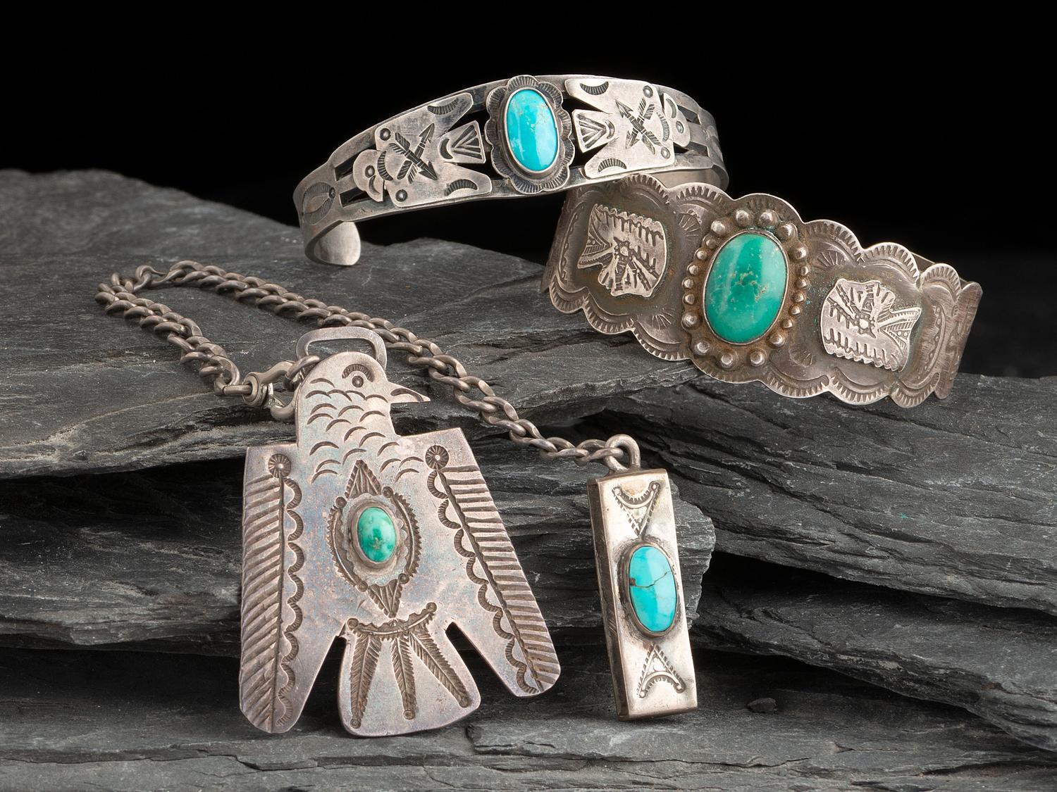 Navajo Silver Curio Jewelry