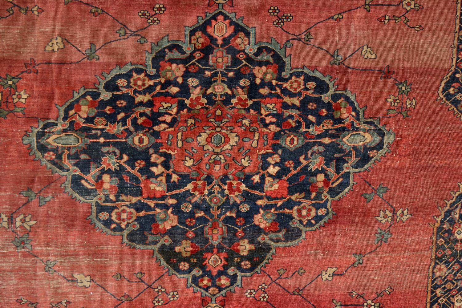 A Feraghan Sarouk Wool Rug