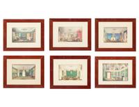 A Set of Six Framed Prints