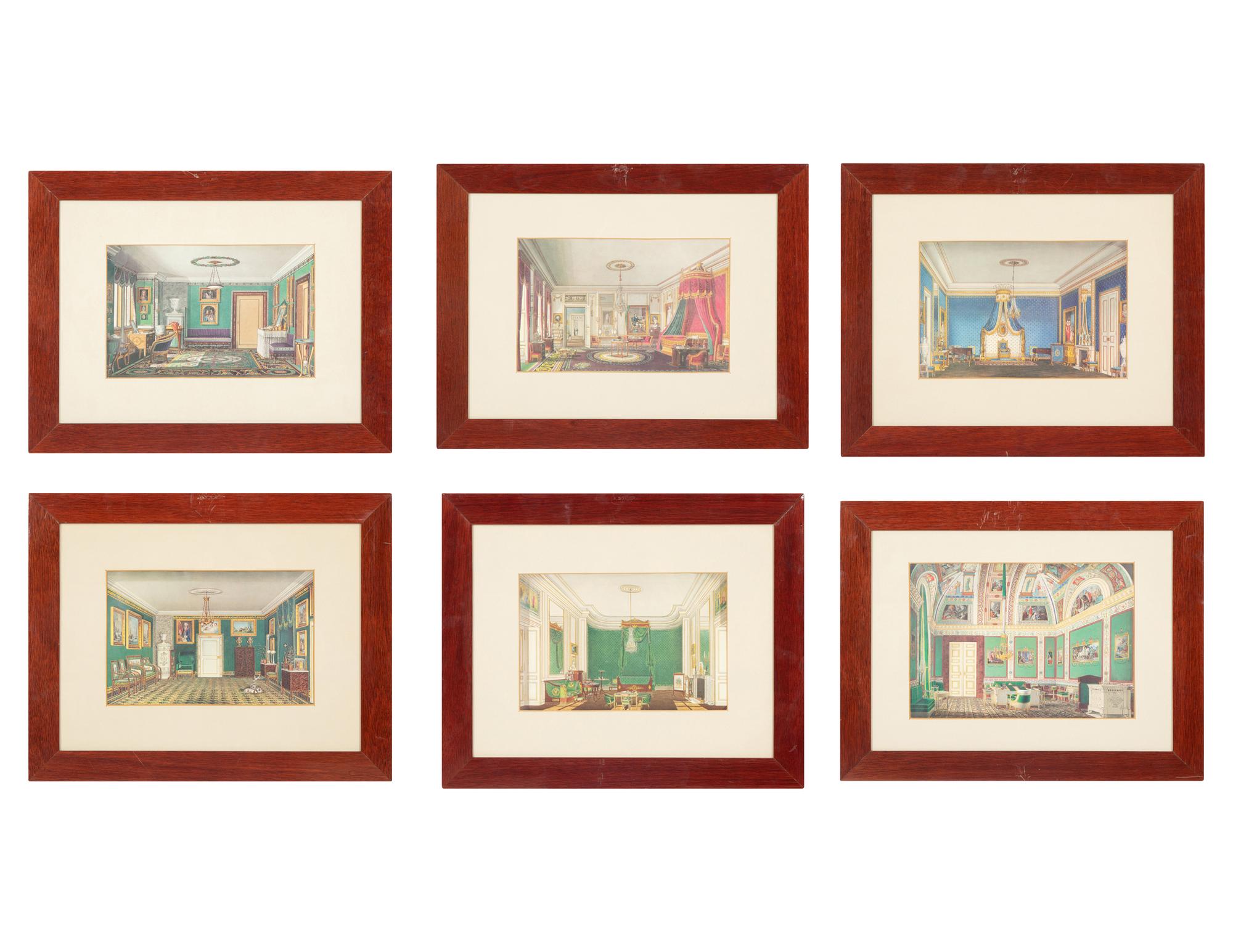 A Set of Six Framed Prints