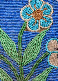 Plateau Beaded Hide Cradle, with Doll