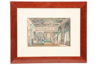 Three English Printed Illustrations of Interiors (COMBINED WITH 323866/160 )