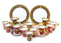 A Collection of German Porcelain Articles Diameter of largest plates 11 1/2 inches. — GIANNI VERSACE FOR ROSENTHAL