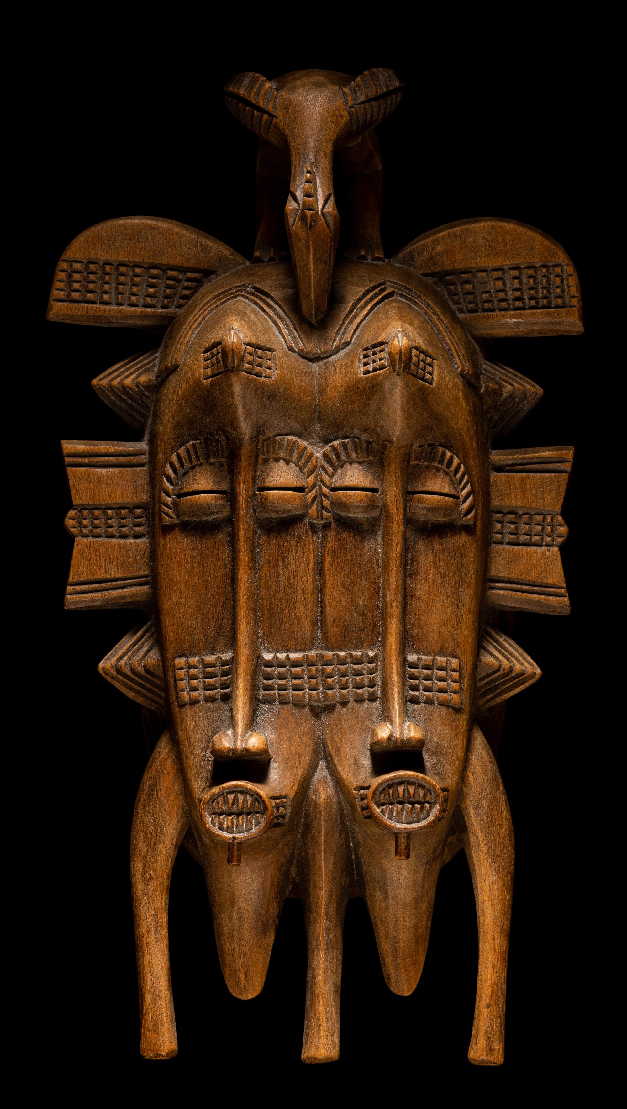 Three Senufo Wood Masks
