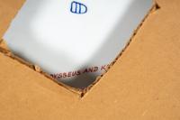 Four Framed Vienna Style Porcelain Cabinet Plates