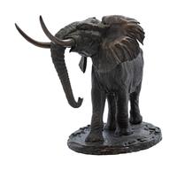 A Cast Bronze Sculpture of 'Tembo' the Elephant