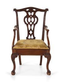 A George II Mahogany Armchair — 18TH CENTURY