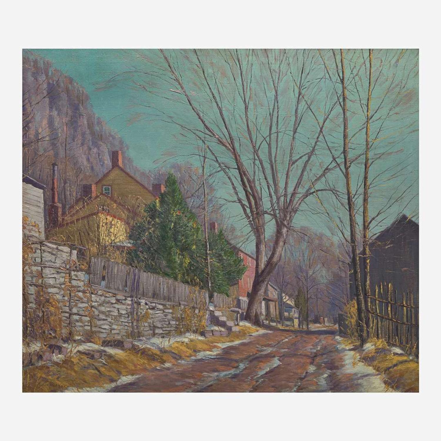 Kenneth R. Nunamaker (American, 1890–1957) On the Missing Link (Raven Rock, New Jersey)