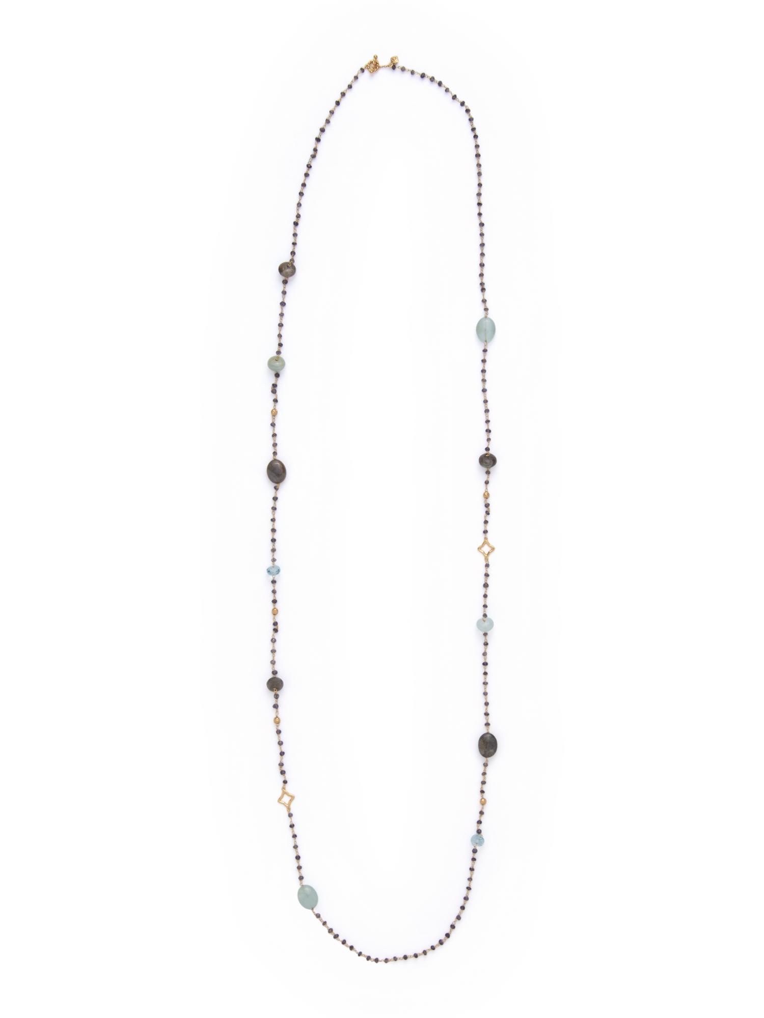 DAVID YURMAN, MULTIGEM 'POTPOURRI' LONGCHAIN NECKLACE