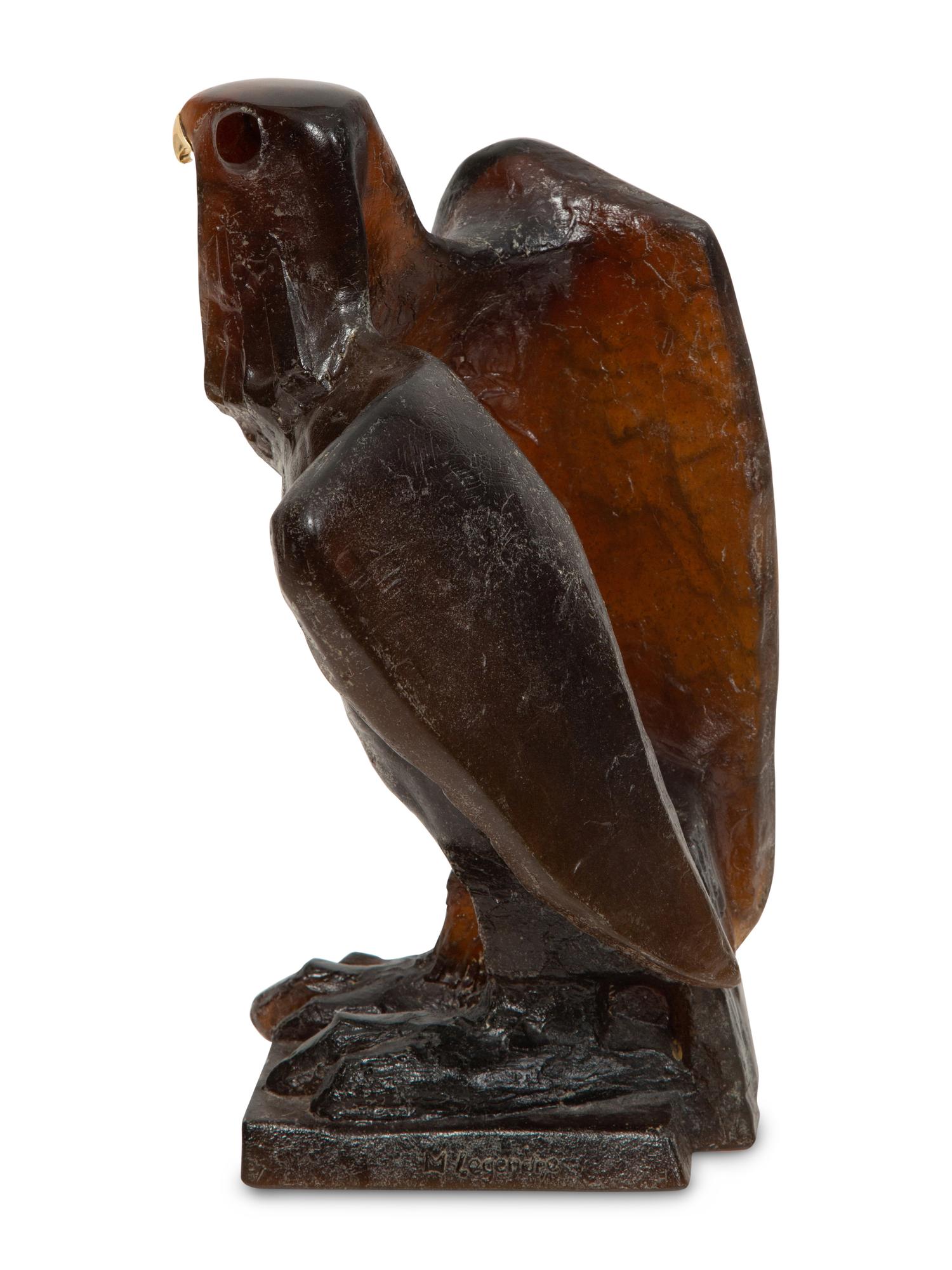 A Daum Pâte de Verre Sacre Sculpture