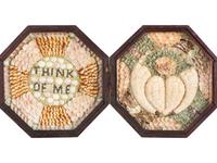 A Shellwork Double Sailor's Valentine
