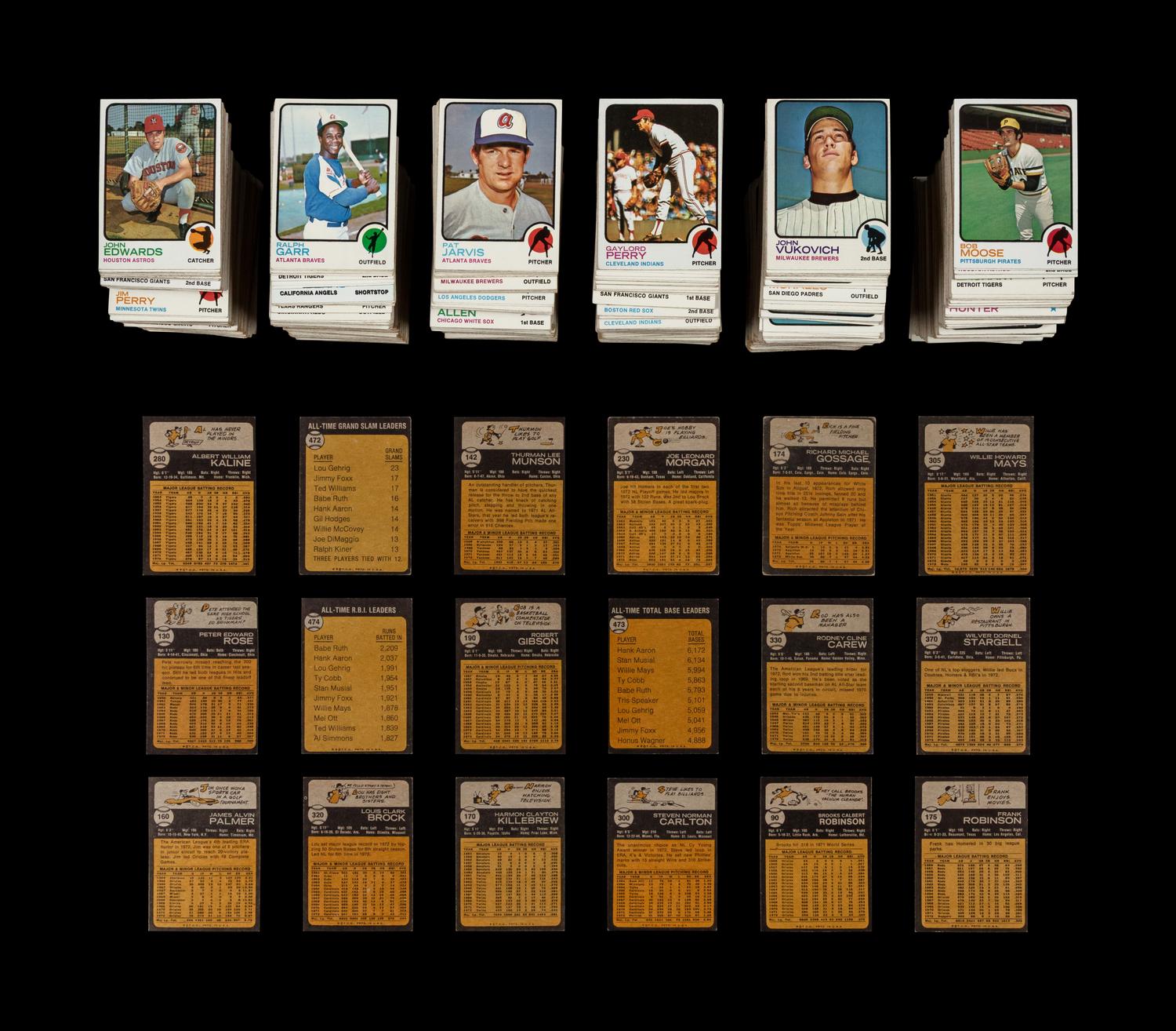 A Collection of Over 1,100 1973 Topps Baseball Cards