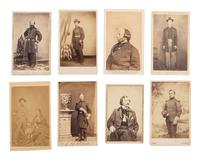 [CIVIL WAR]. 19 CDVs, incl. Civil War officers & designer of the USS Monitor John Ericsson.