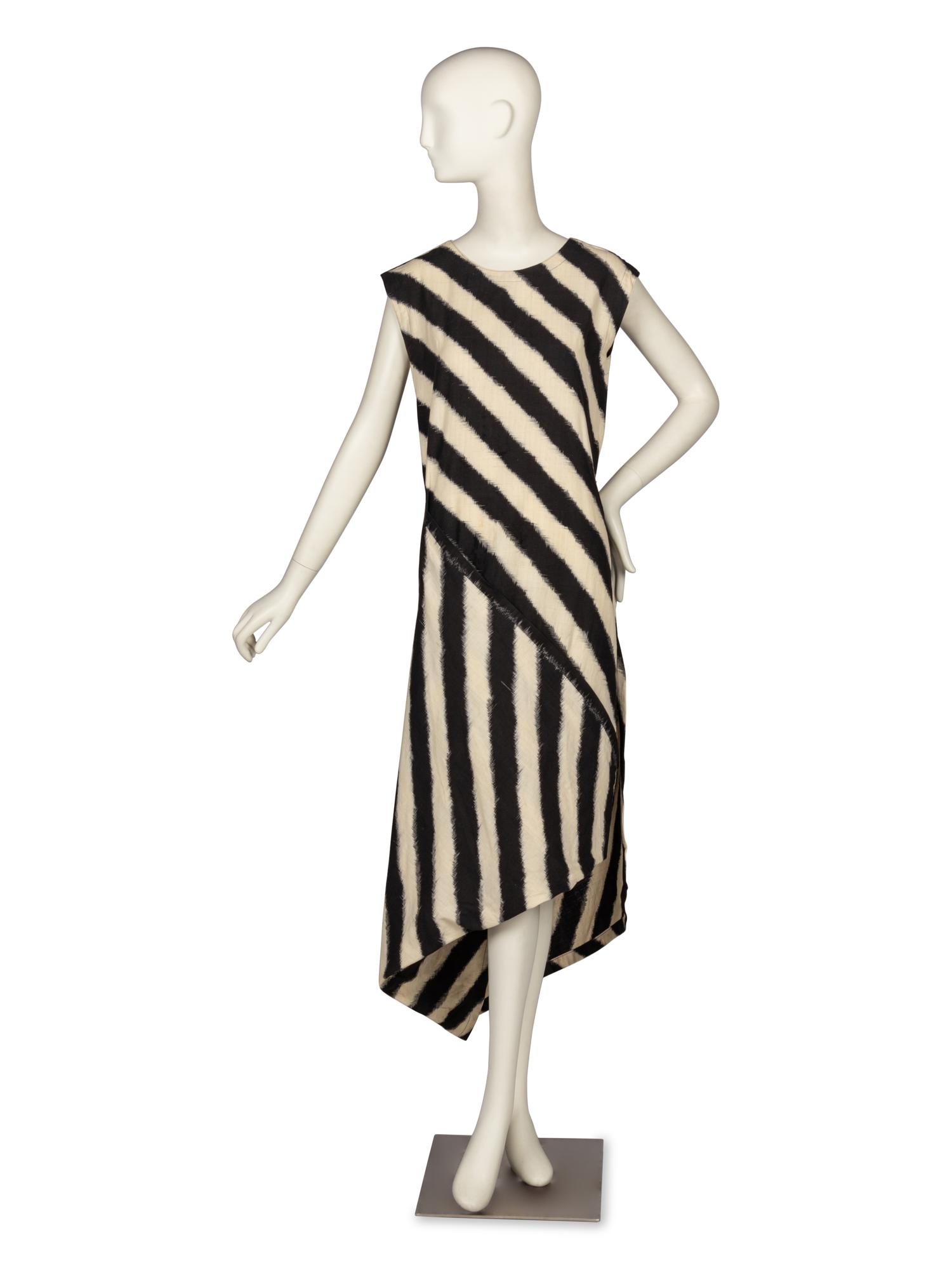 Issey Miyake, Striped Ikat Dress, 1986