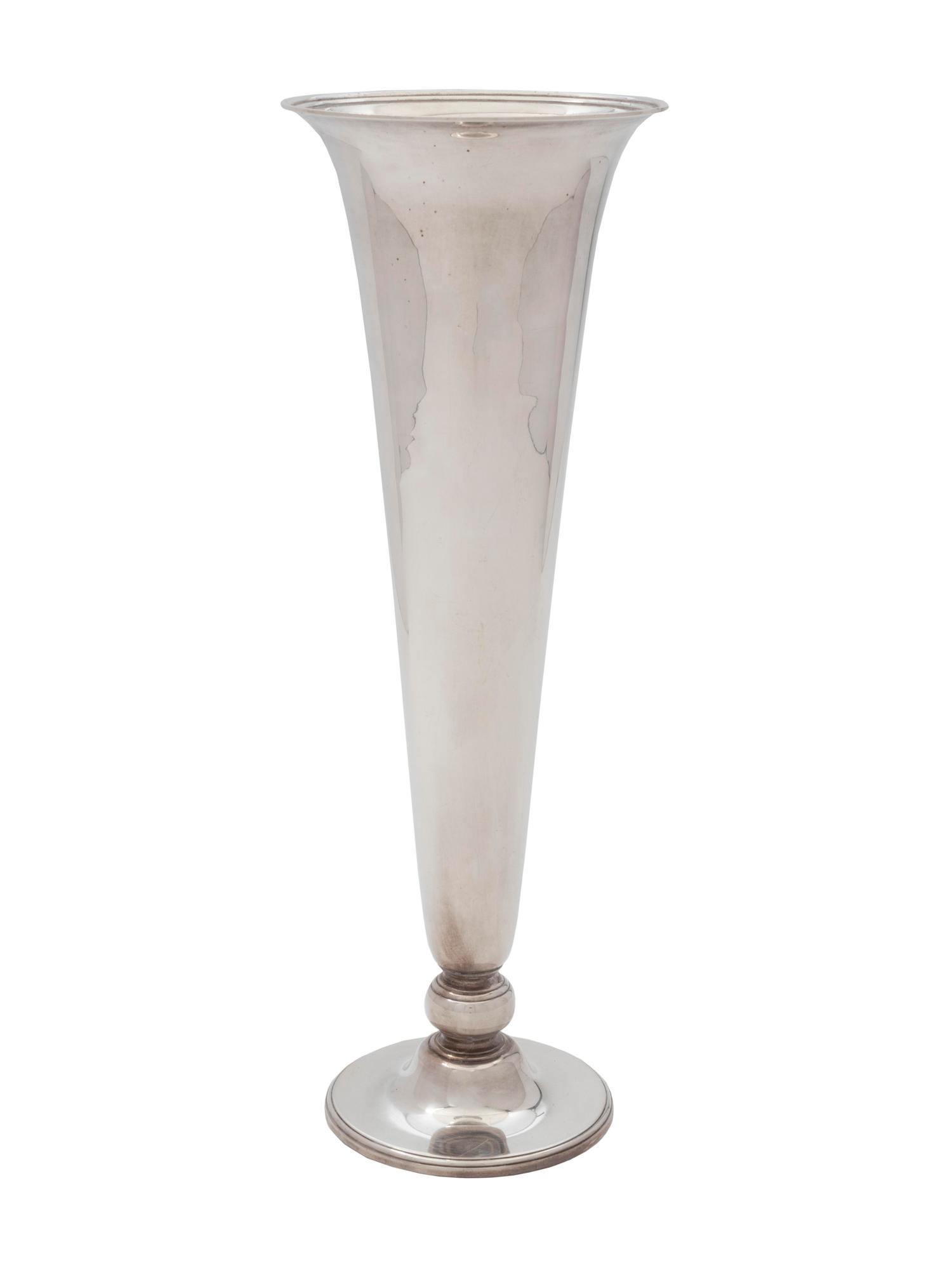 An American Silver Trumpet Vase — Tiffany & Co., New York, NY, 20th Century