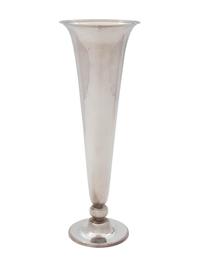 An American Silver Trumpet Vase — Tiffany & Co., New York, NY, 20th Century