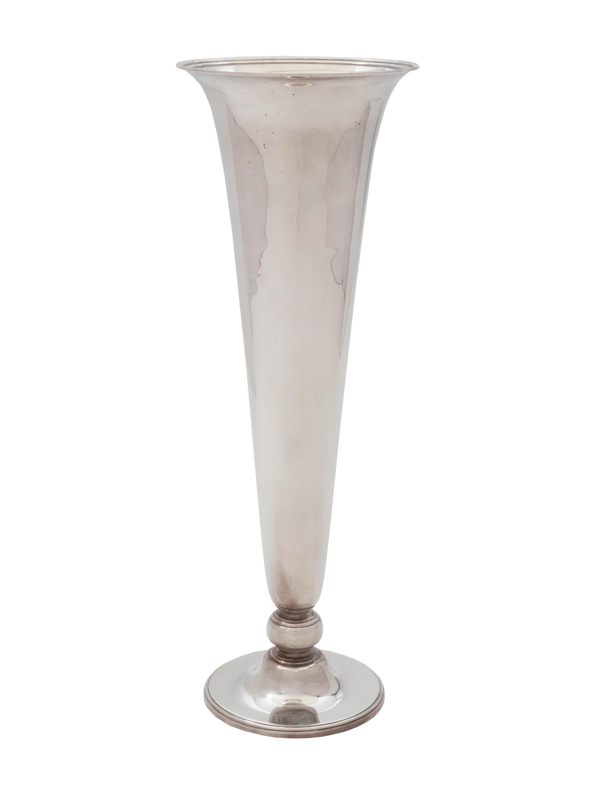 An American Silver Trumpet Vase — Tiffany & Co., New York, NY, 20th Century