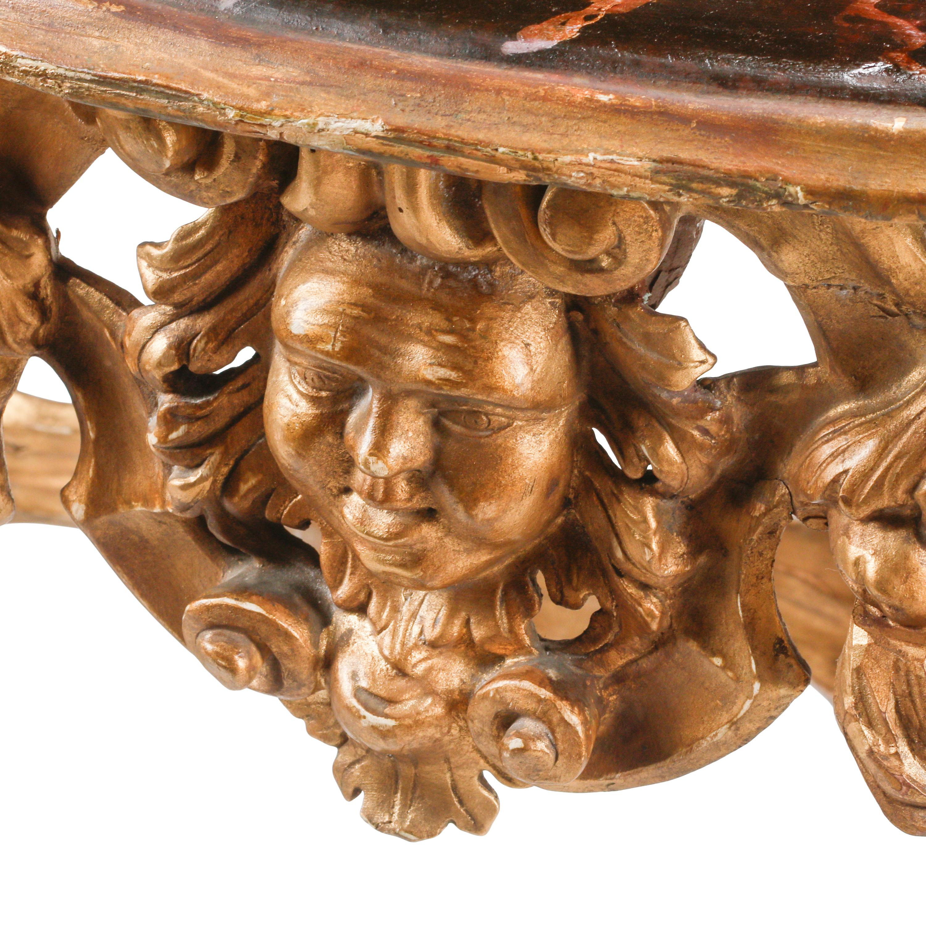 An Italian Painted Console Table