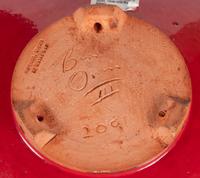 A Red Glazed Pottery Bowl