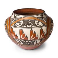 Sofia Medina (Zia, 1932-2010) — Four-Color Pottery Olla