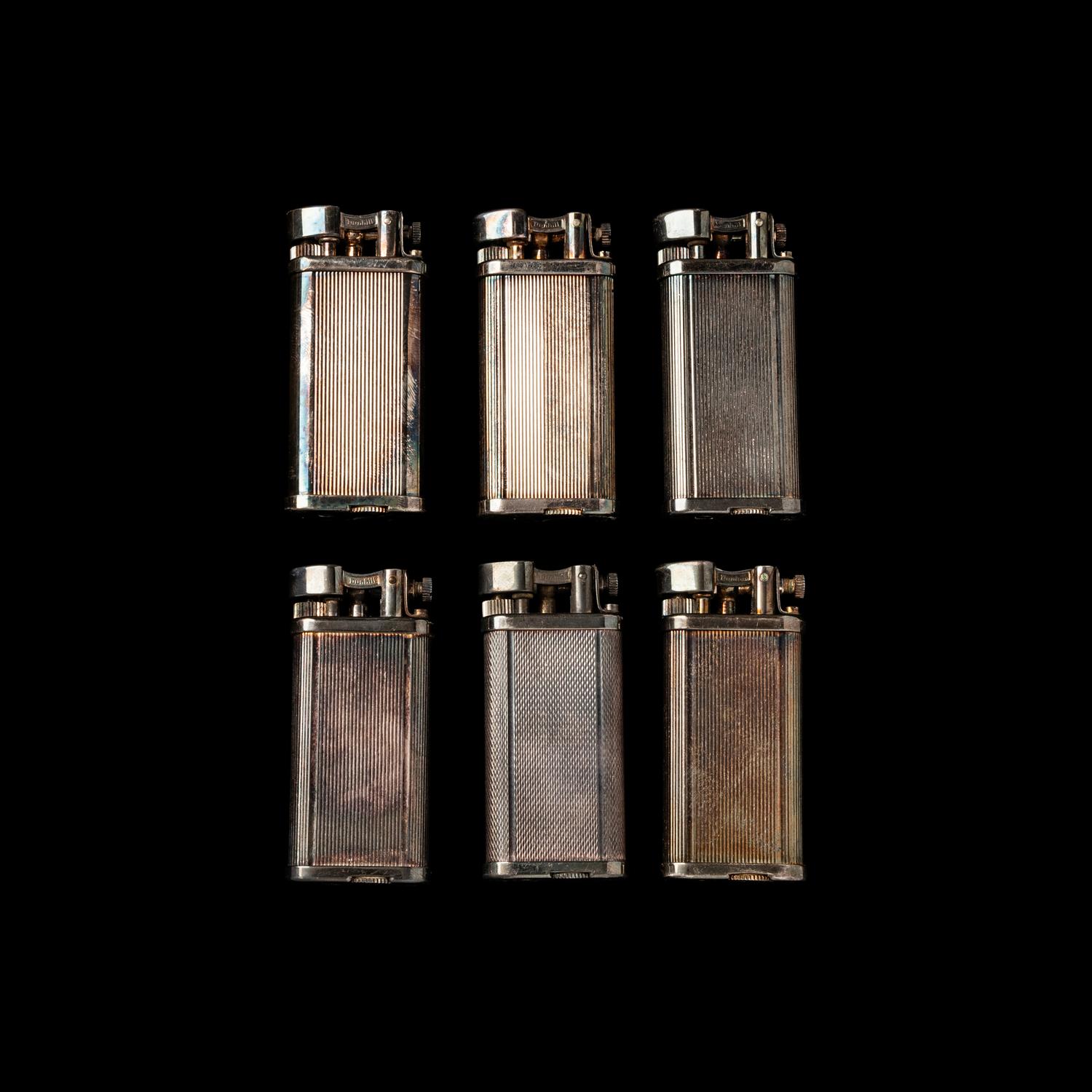 Six Alfred Dunhill Lighters