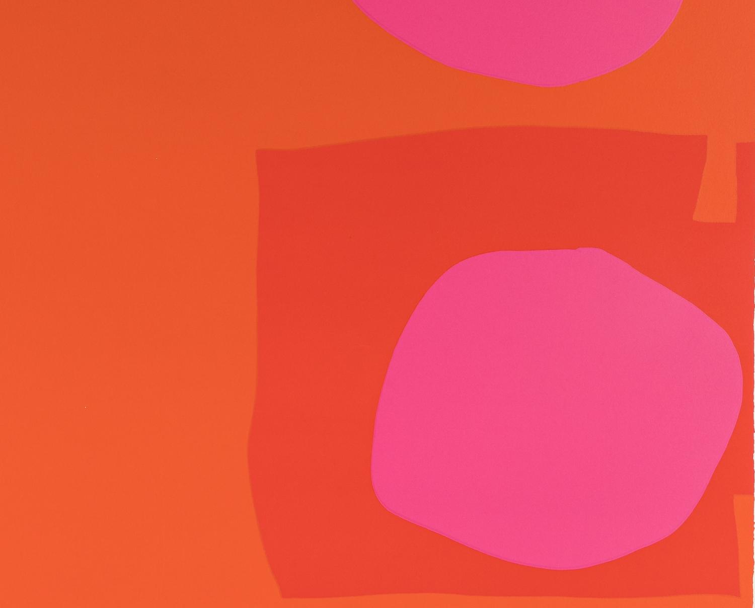 Two Magenta Discs in Dark Reds , 1970