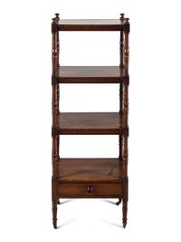 A Regency Mahogany Étagère