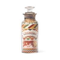A Sand Art Bottle, Andrew Clemens (1857-1895), McGregor, Iowa