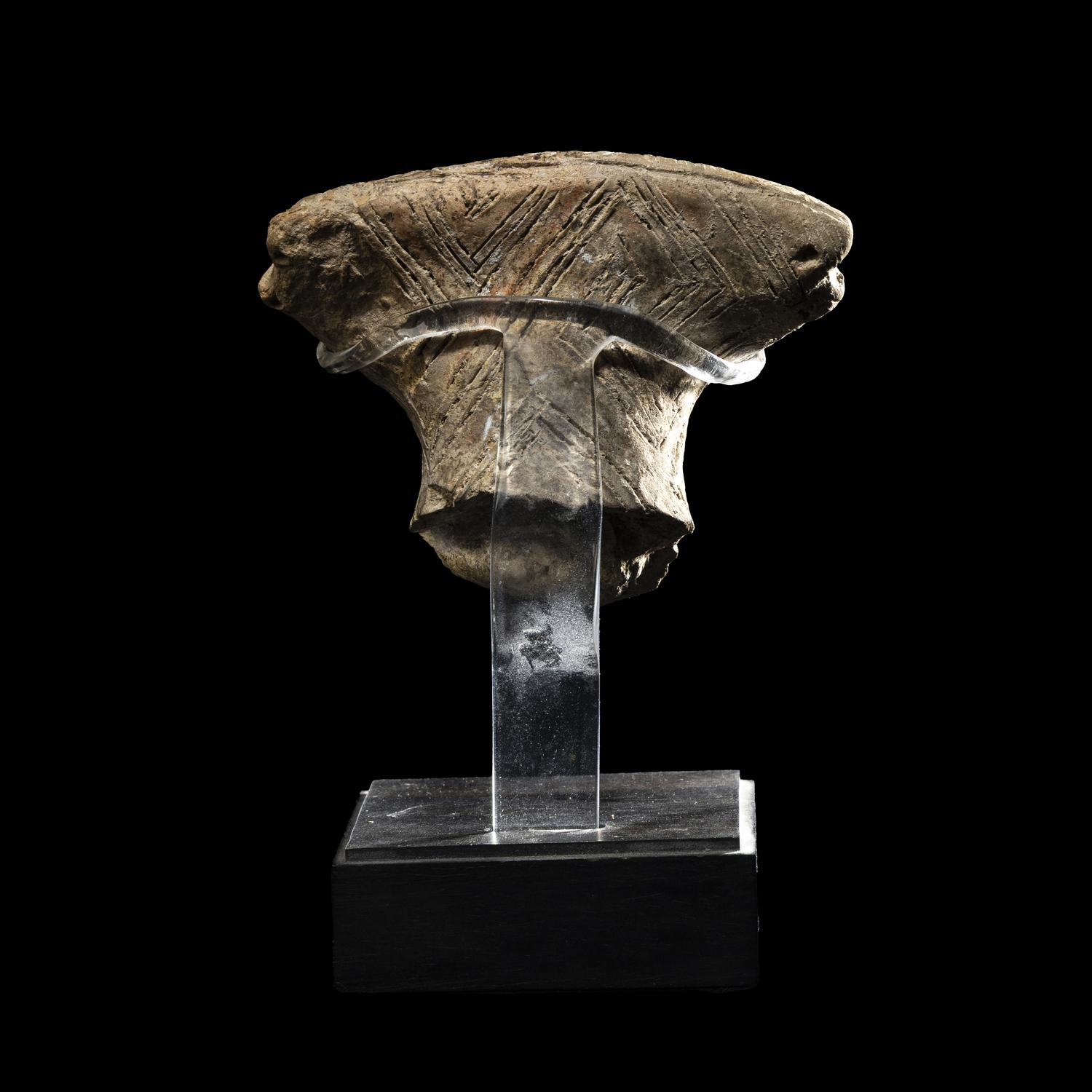 A Vinca Terracotta Head