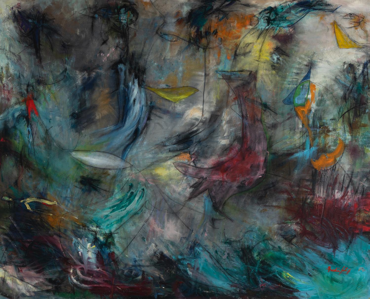 Fredi Schiff (American, 1915-2002) — Summer Storm