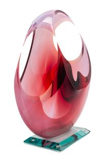 Peter Vanderlaan, (American, b. 1950), Glass Sculpture, 1993