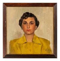 Portrait of a Woman in a Yellow Blouse , 1950