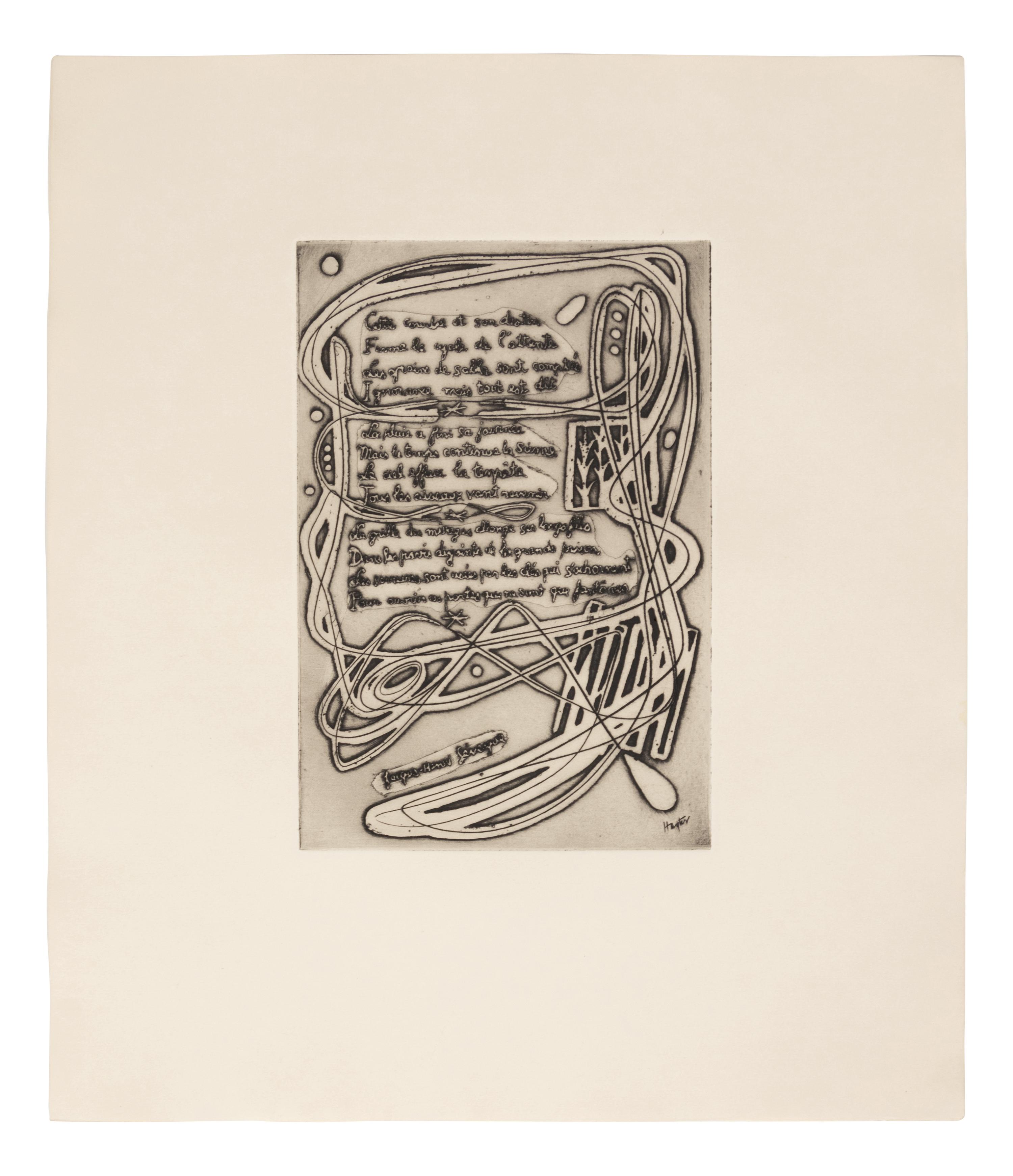 21 Etchings and Poems (complete portfolio of 21)