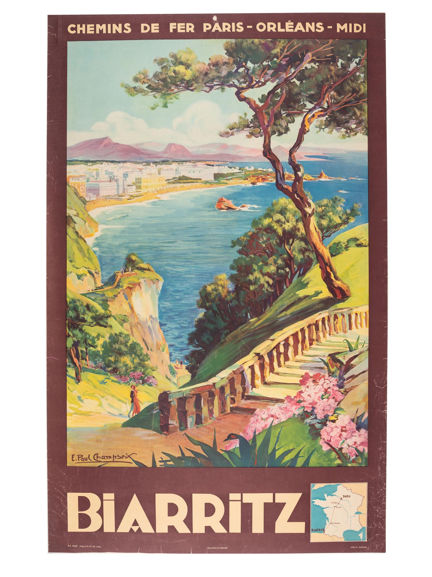 Eight London Underground and Other Travel Posters
