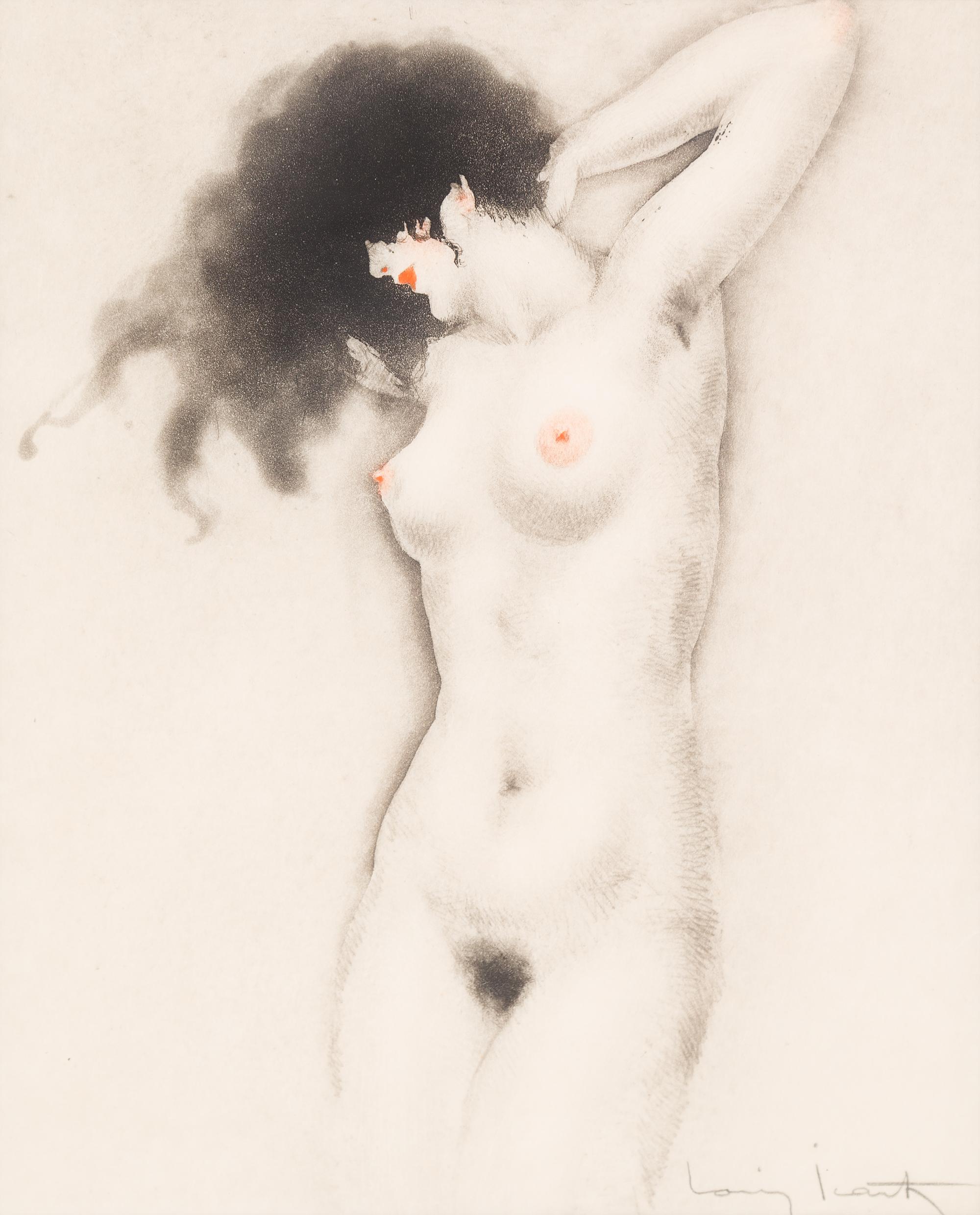 Louis Icart, (French, 1888-1950), Nudes, (four works) 1909