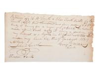[ENSLAVEMENT & ABOLITION]. A group of 6 estate documents listing individual enslaved persons, most by name. Ca 1830-1858.