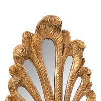 A Pair of Large Italian Giltwood Girandole Mirrors