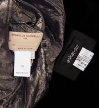 Two Pieces of Fur Trimmed Outerwear: One Brunello Cucinelli, One Eskandar