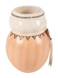 Double-Lobed Pottery Vase