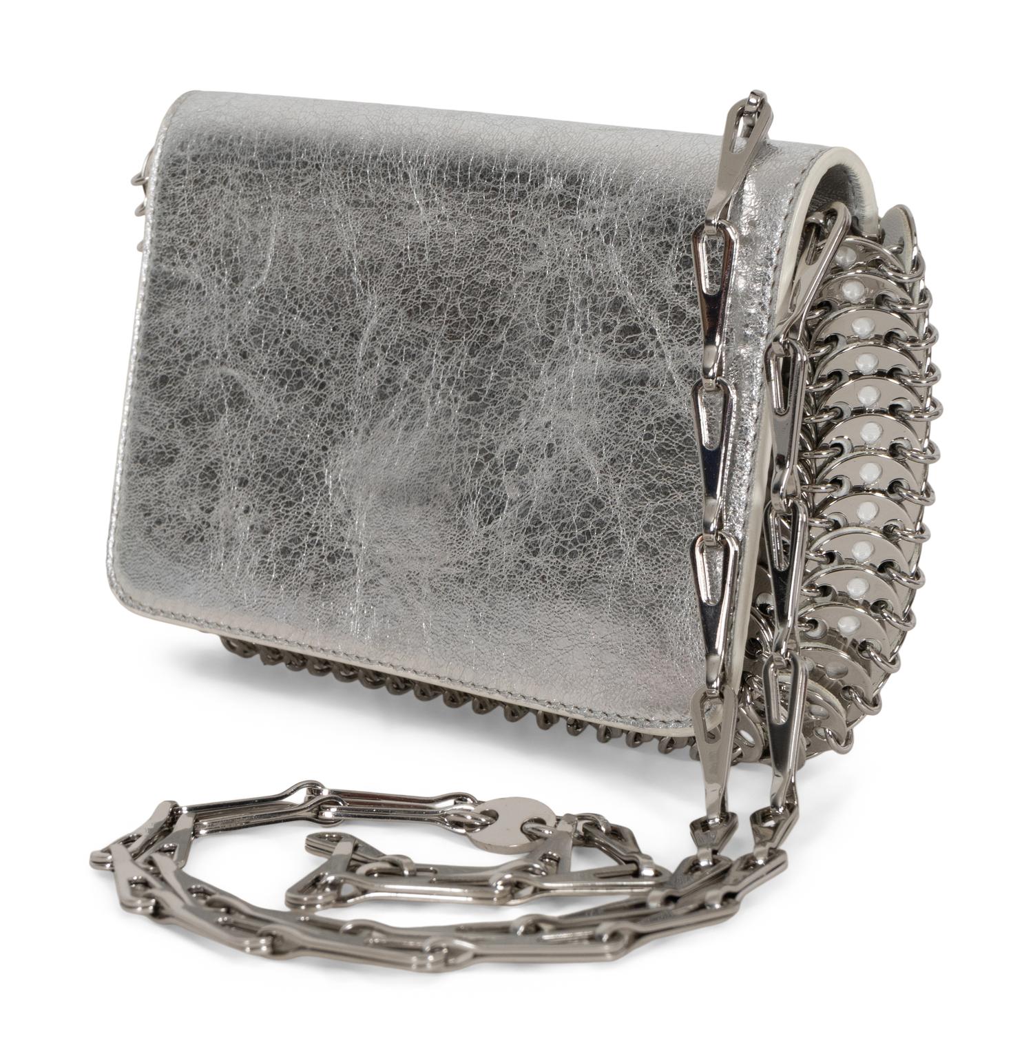 Paco Rabanne Silver Shoulder Bag