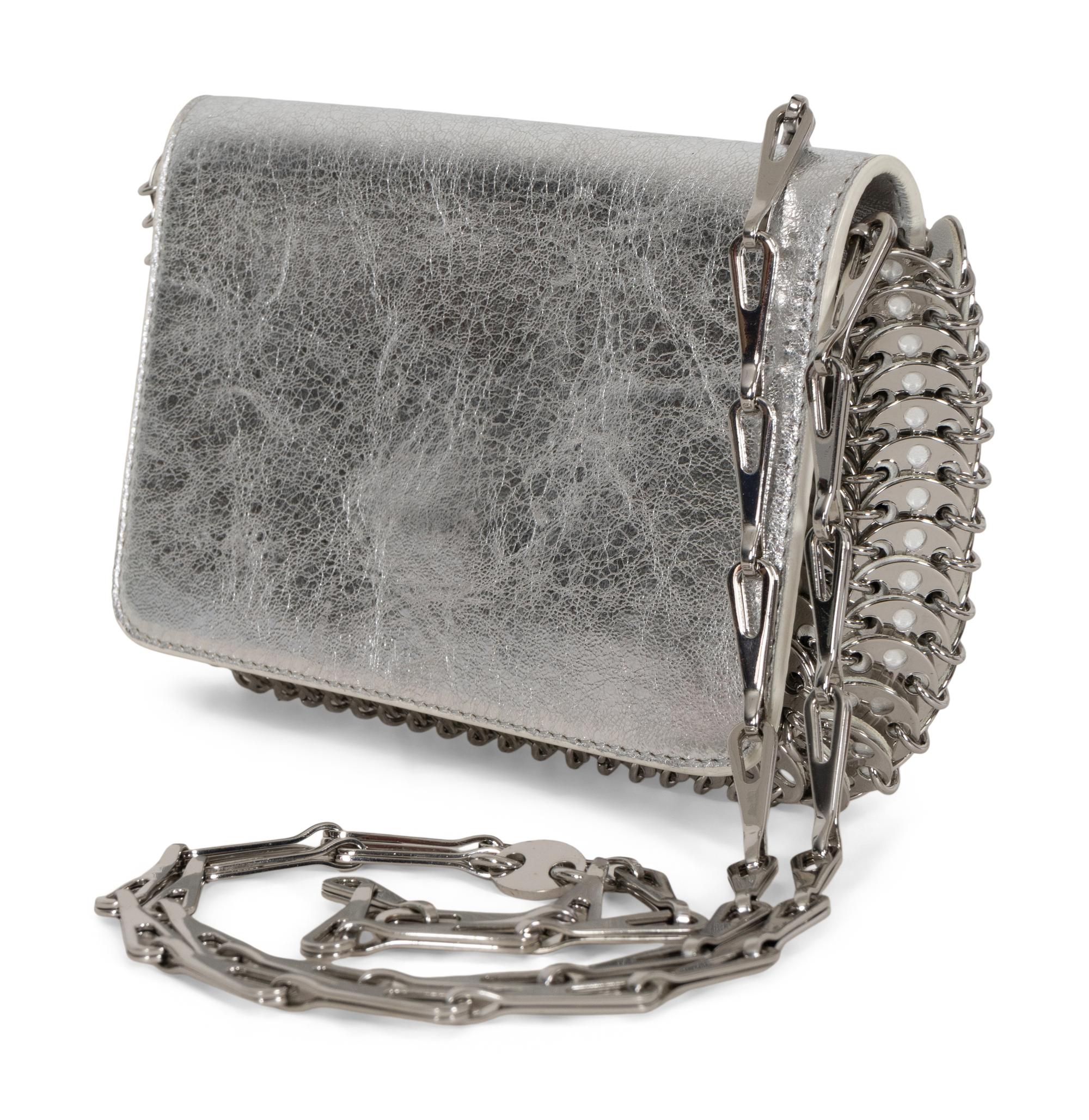 Paco Rabanne Silver Shoulder Bag
