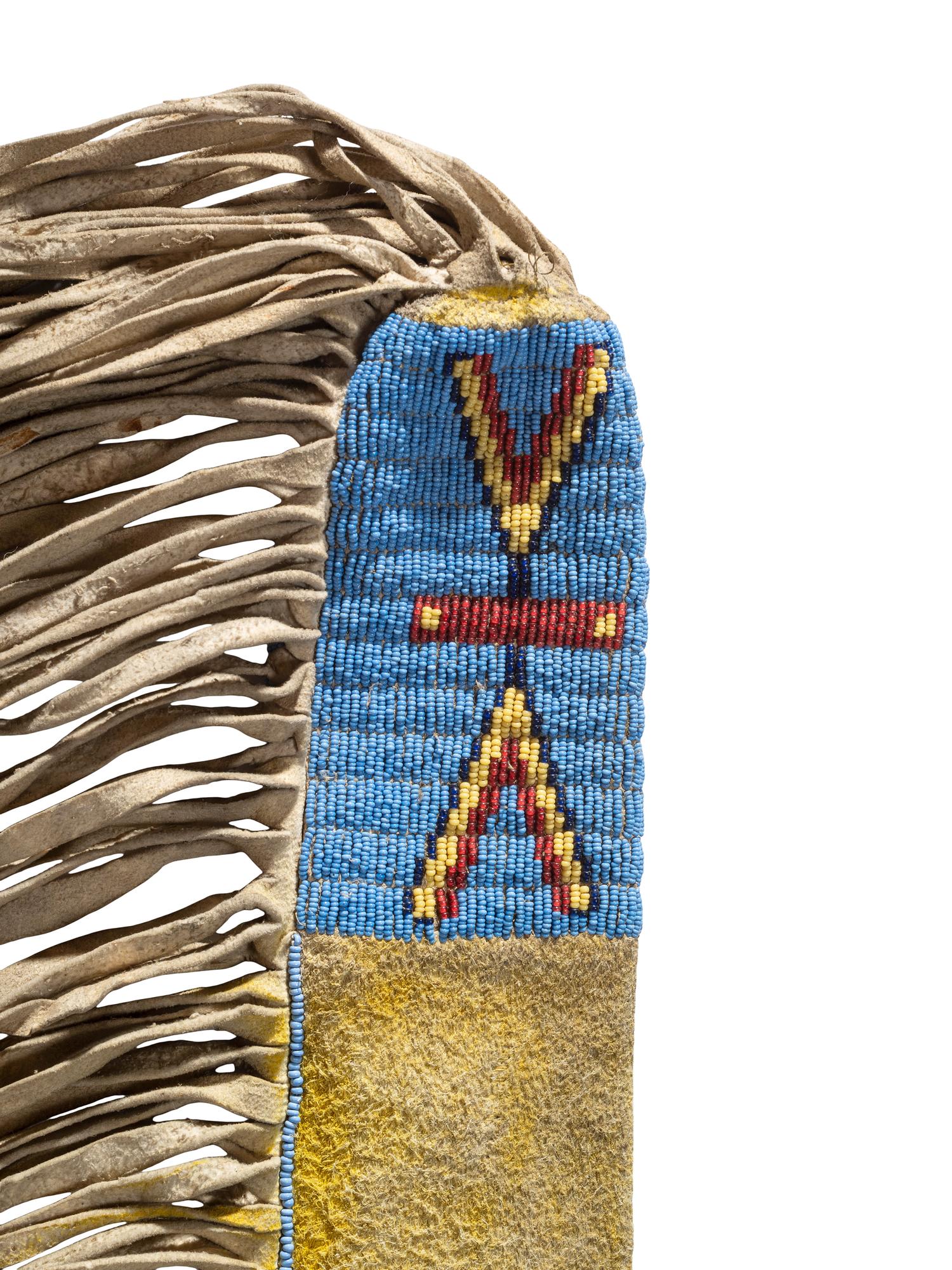 Beaded Hide Rifle Scabbard