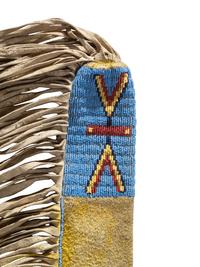 Beaded Hide Rifle Scabbard