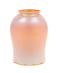 A Quezal Iridescent Glass Shade Height 5 inches.