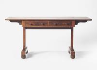 A George IV Carved and Rosewood Veneered Sofa Table