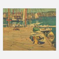 George William Sotter (American, 1879–1953) Gloucester Harbor